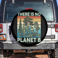 Vintage There Is No Planet B Earth Day Gift Spare Tire Cover