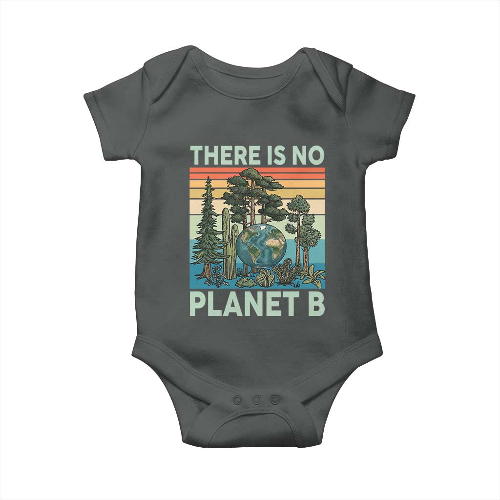 Vintage There Is No Planet B Earth Day Gift Baby Onesie