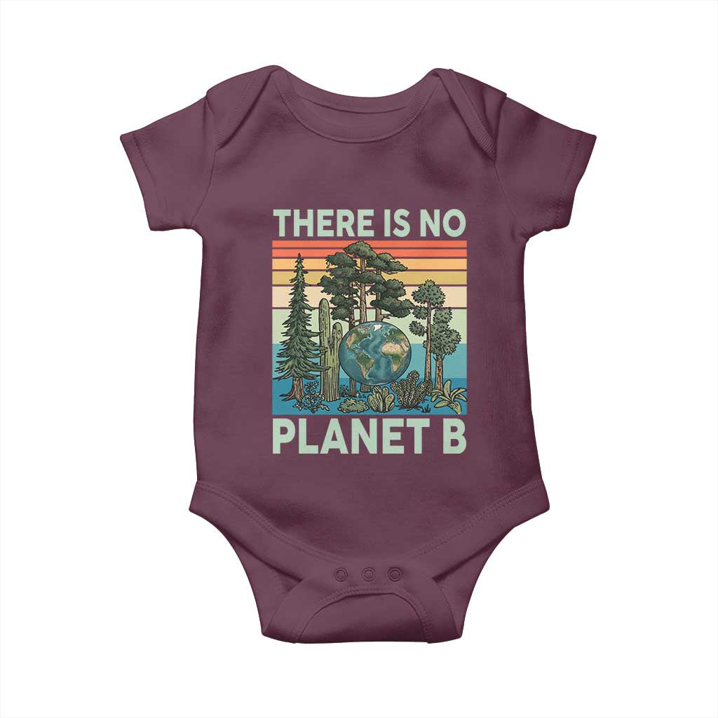 Vintage There Is No Planet B Earth Day Gift Baby Onesie