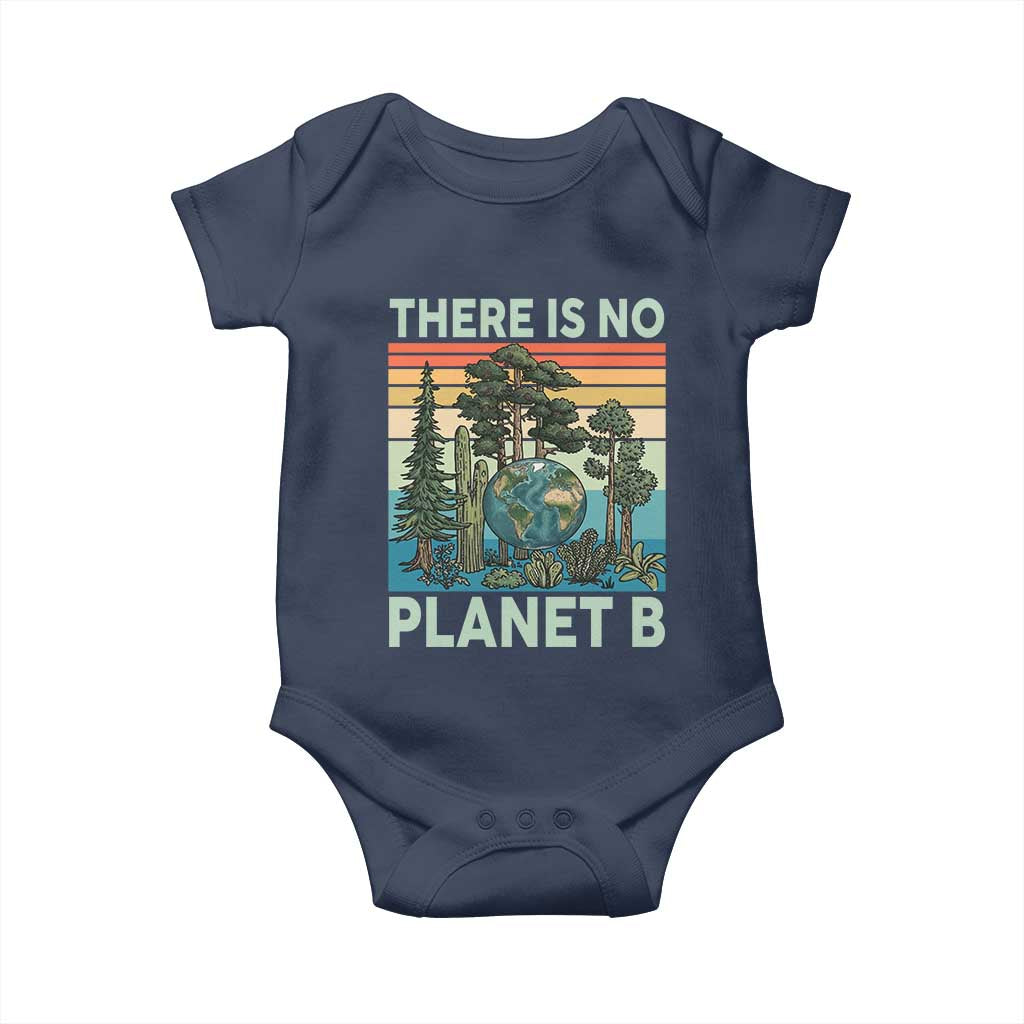Vintage There Is No Planet B Earth Day Gift Baby Onesie