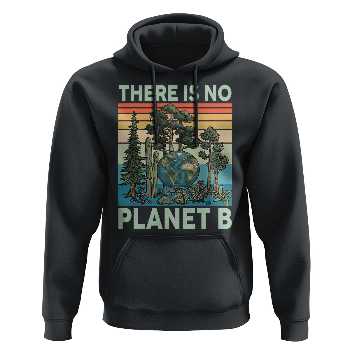 Vintage There Is No Planet B Earth Day Gift Hoodie