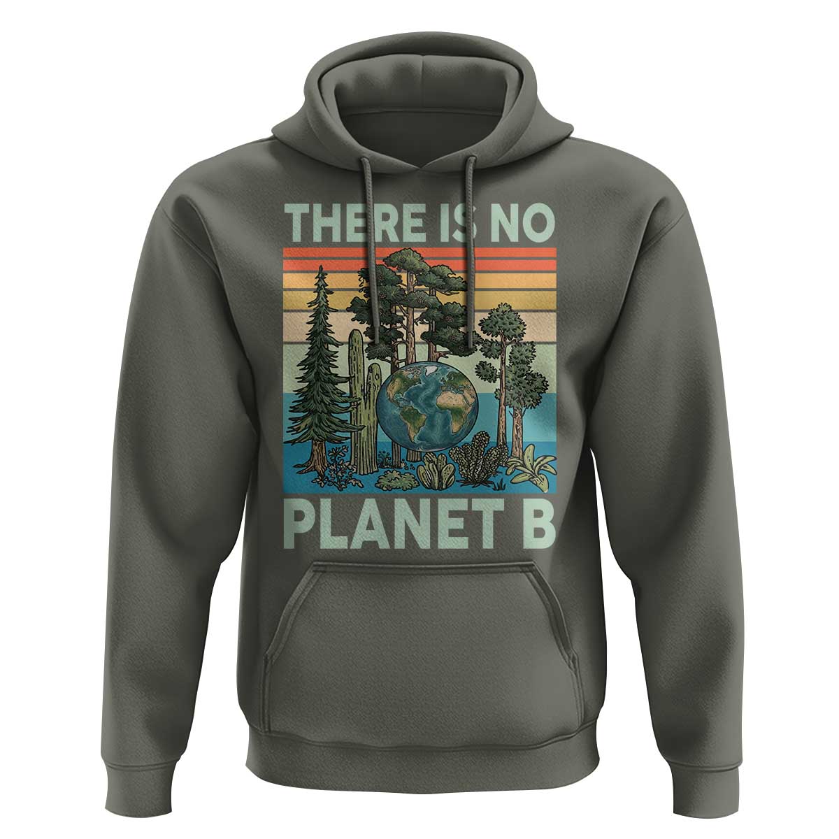 Vintage There Is No Planet B Earth Day Gift Hoodie