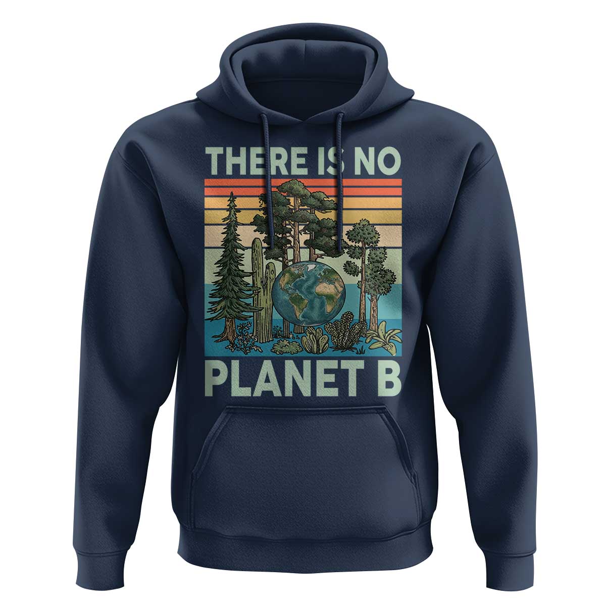 Vintage There Is No Planet B Earth Day Gift Hoodie