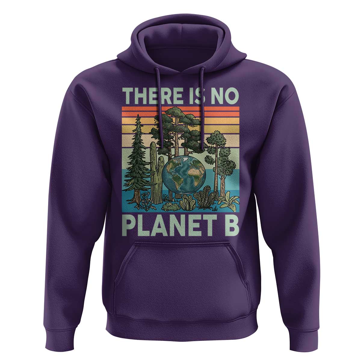 Vintage There Is No Planet B Earth Day Gift Hoodie