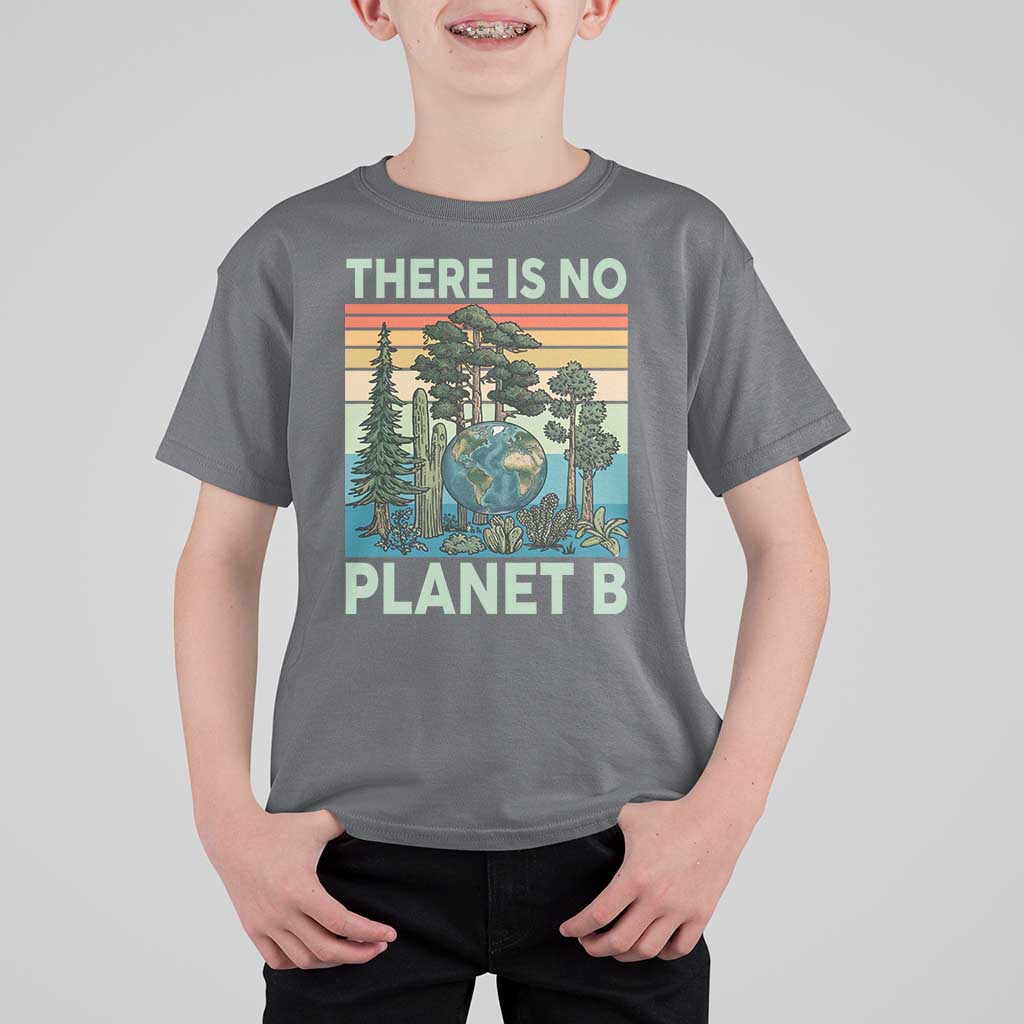 Vintage There Is No Planet B Earth Day Gift T Shirt For Kid