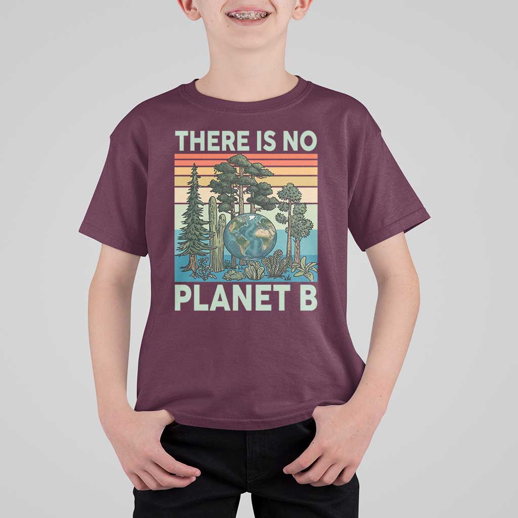 Vintage There Is No Planet B Earth Day Gift T Shirt For Kid