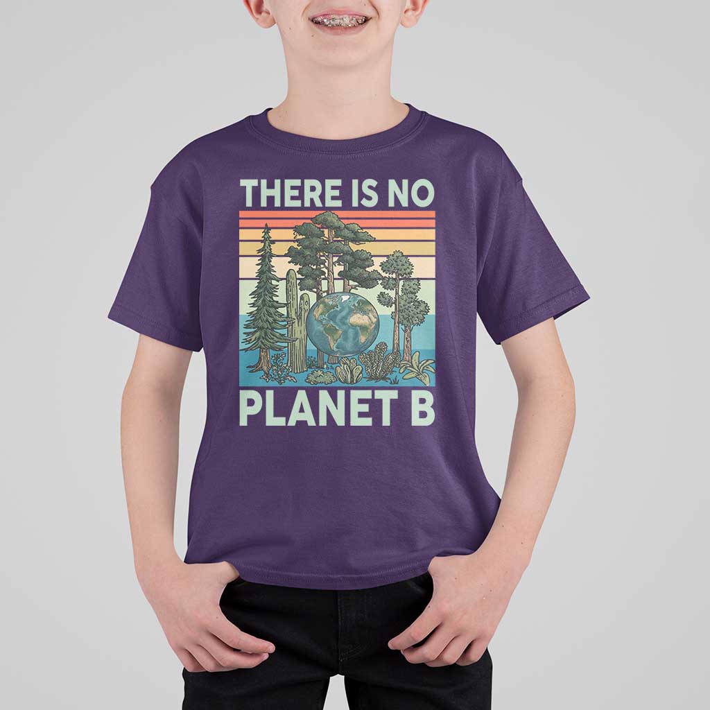 Vintage There Is No Planet B Earth Day Gift T Shirt For Kid