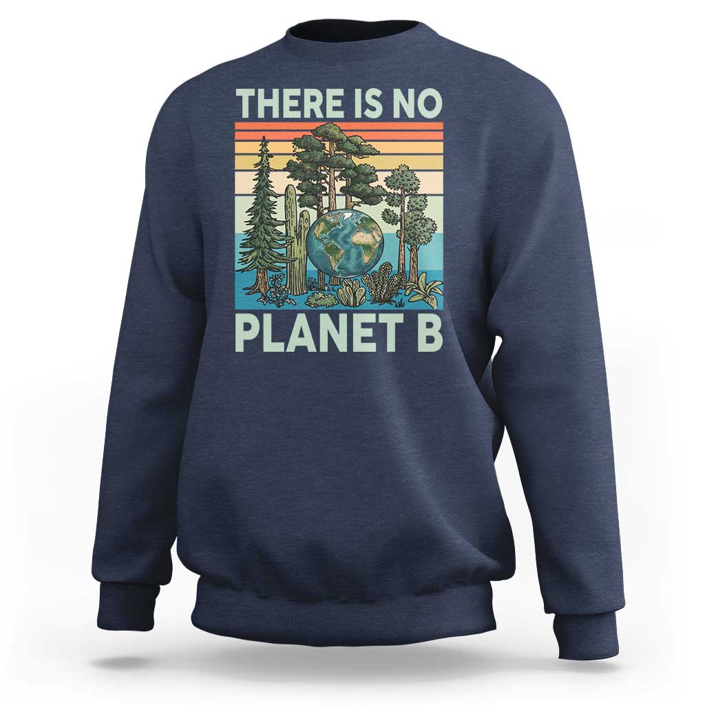 Vintage There Is No Planet B Earth Day Gift Sweatshirt