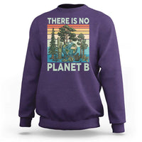 Vintage There Is No Planet B Earth Day Gift Sweatshirt