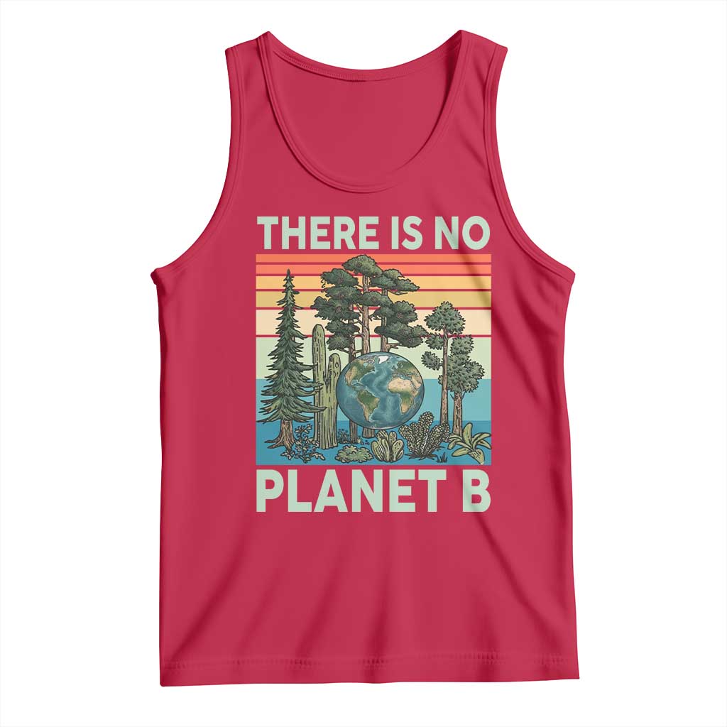 Vintage There Is No Planet B Earth Day Gift Tank Top