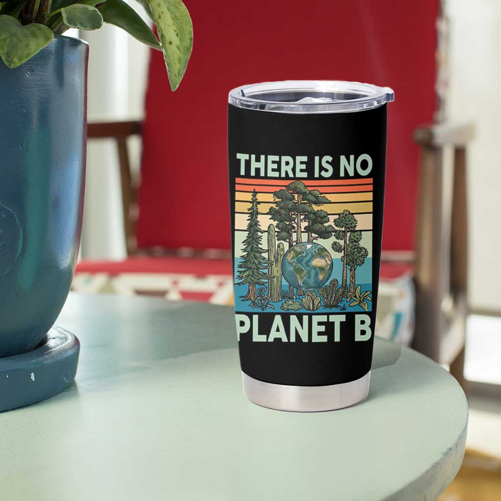 Vintage There Is No Planet B Earth Day Gift Tumbler Cup
