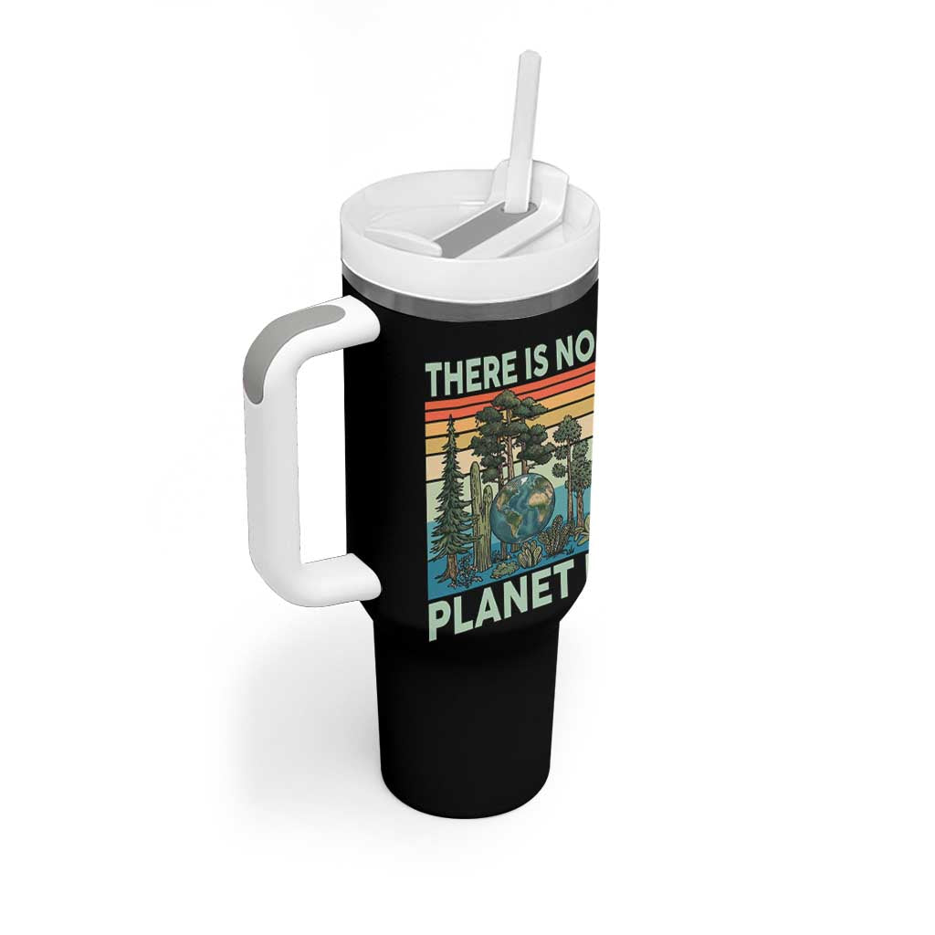 Vintage There Is No Planet B Earth Day Gift Tumbler With Handle