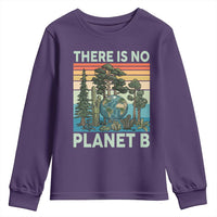 Vintage There Is No Planet B Earth Day Gift Youth Sweatshirt