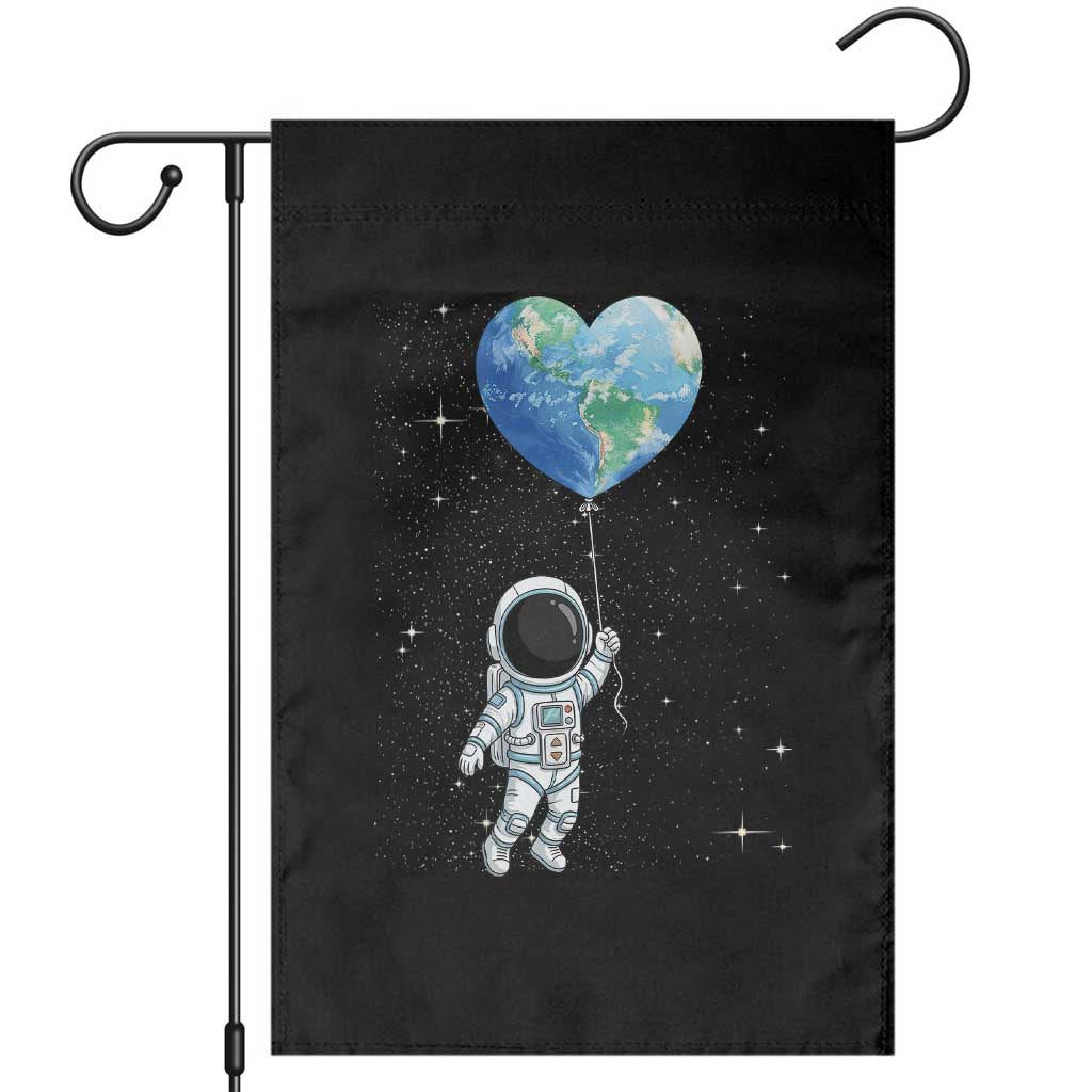 Astronaut Protect The Planet Garden Flag Earth Day Gift