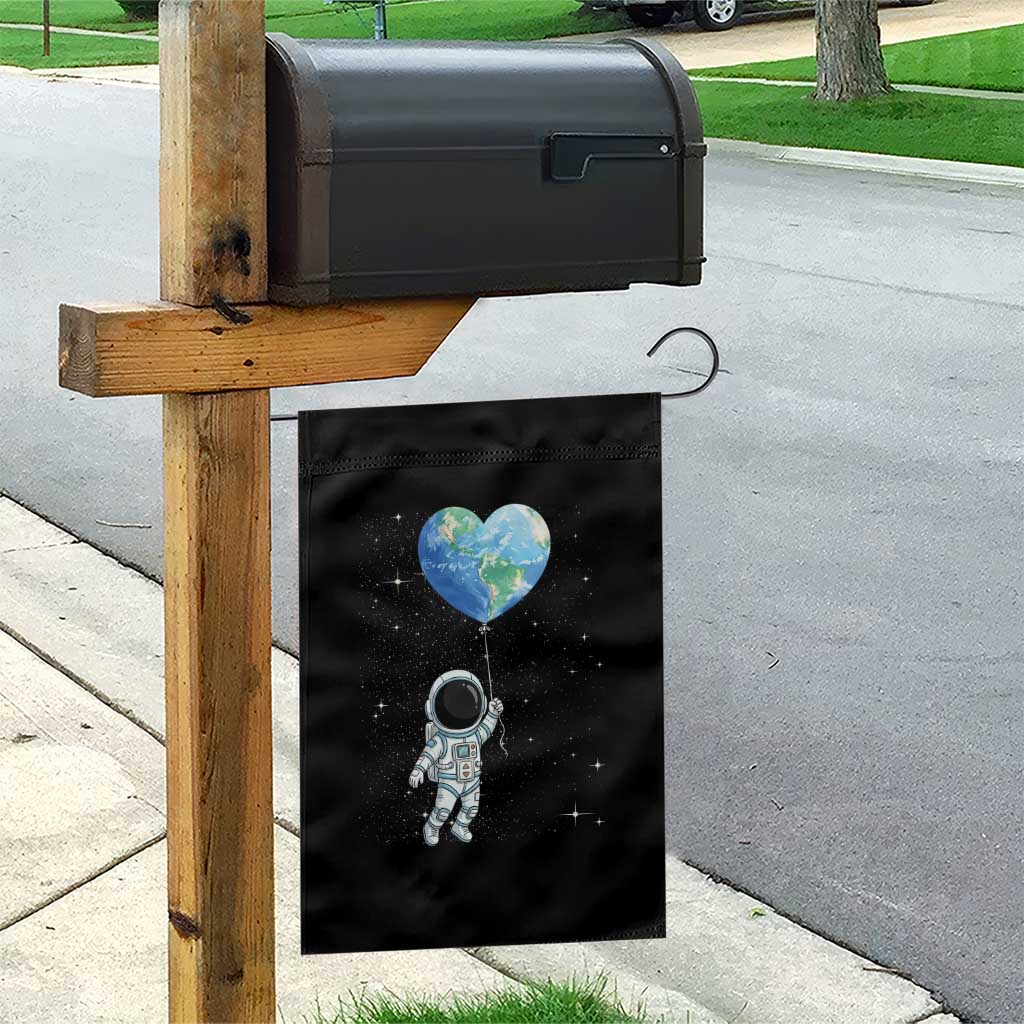 Astronaut Protect The Planet Garden Flag Earth Day Gift