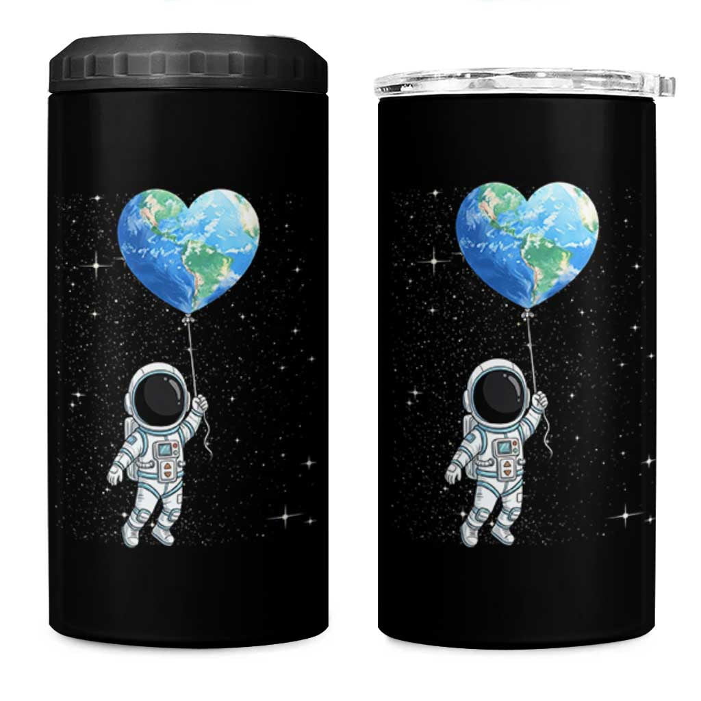 Astronaut Protect The Planet 4 in 1 Can Cooler Tumbler Earth Day Gift