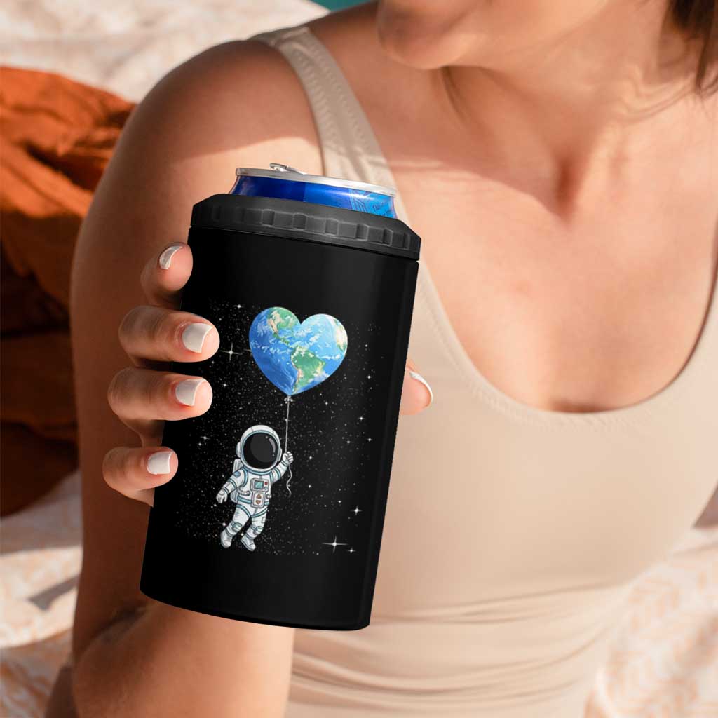 Astronaut Protect The Planet 4 in 1 Can Cooler Tumbler Earth Day Gift