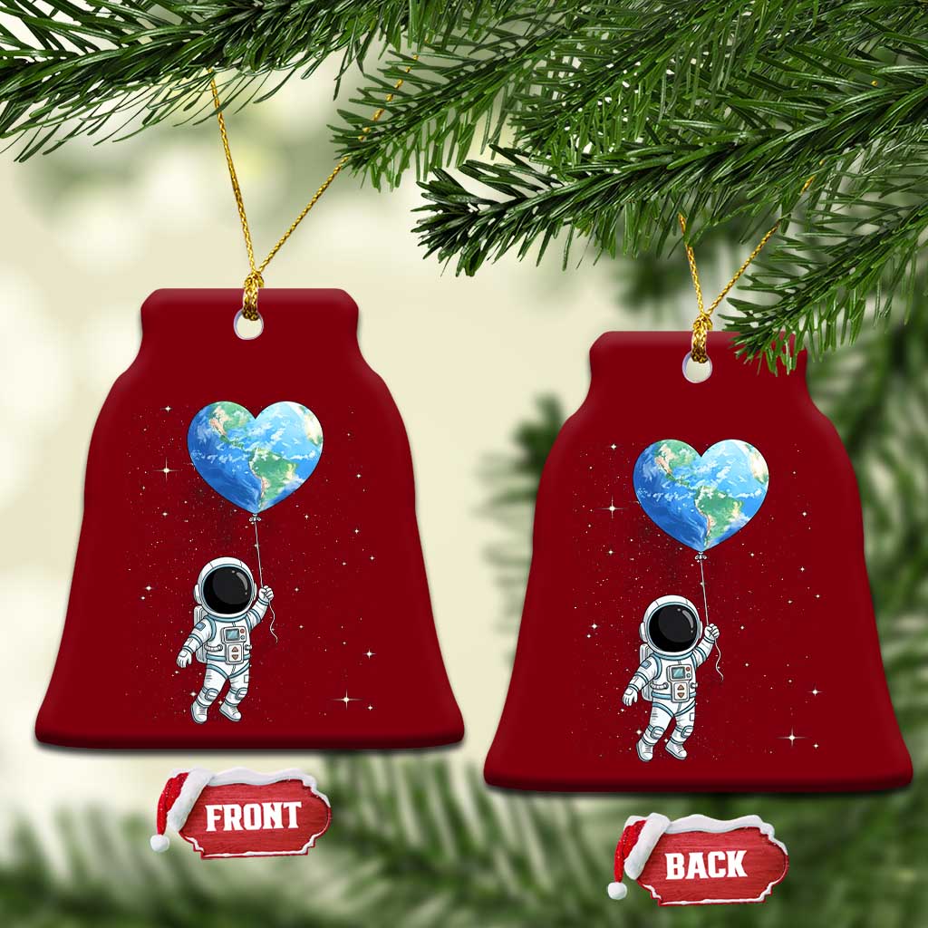 Astronaut Protect The Planet Ceramic Ornament Earth Day Gift
