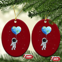 Astronaut Protect The Planet Ceramic Ornament Earth Day Gift