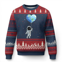 Astronaut Protect The Planet Ugly Christmas Sweater Earth Day Gift