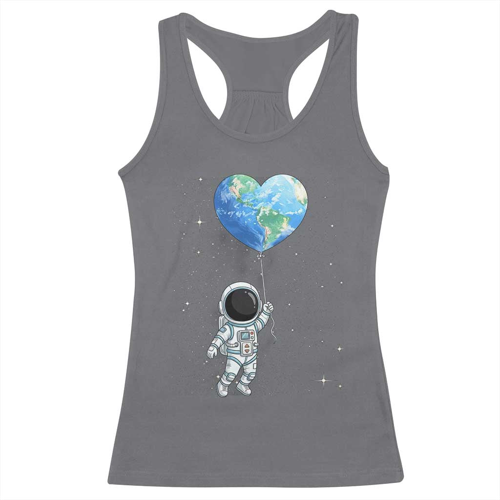 Astronaut Protect The Planet Racerback Tank Top Earth Day Gift