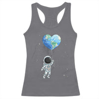 Astronaut Protect The Planet Racerback Tank Top Earth Day Gift