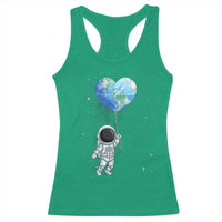 Astronaut Protect The Planet Racerback Tank Top Earth Day Gift