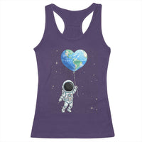 Astronaut Protect The Planet Racerback Tank Top Earth Day Gift