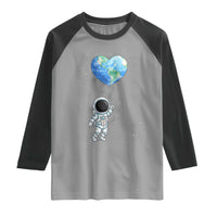 Astronaut Protect The Planet Raglan Shirt Earth Day Gift