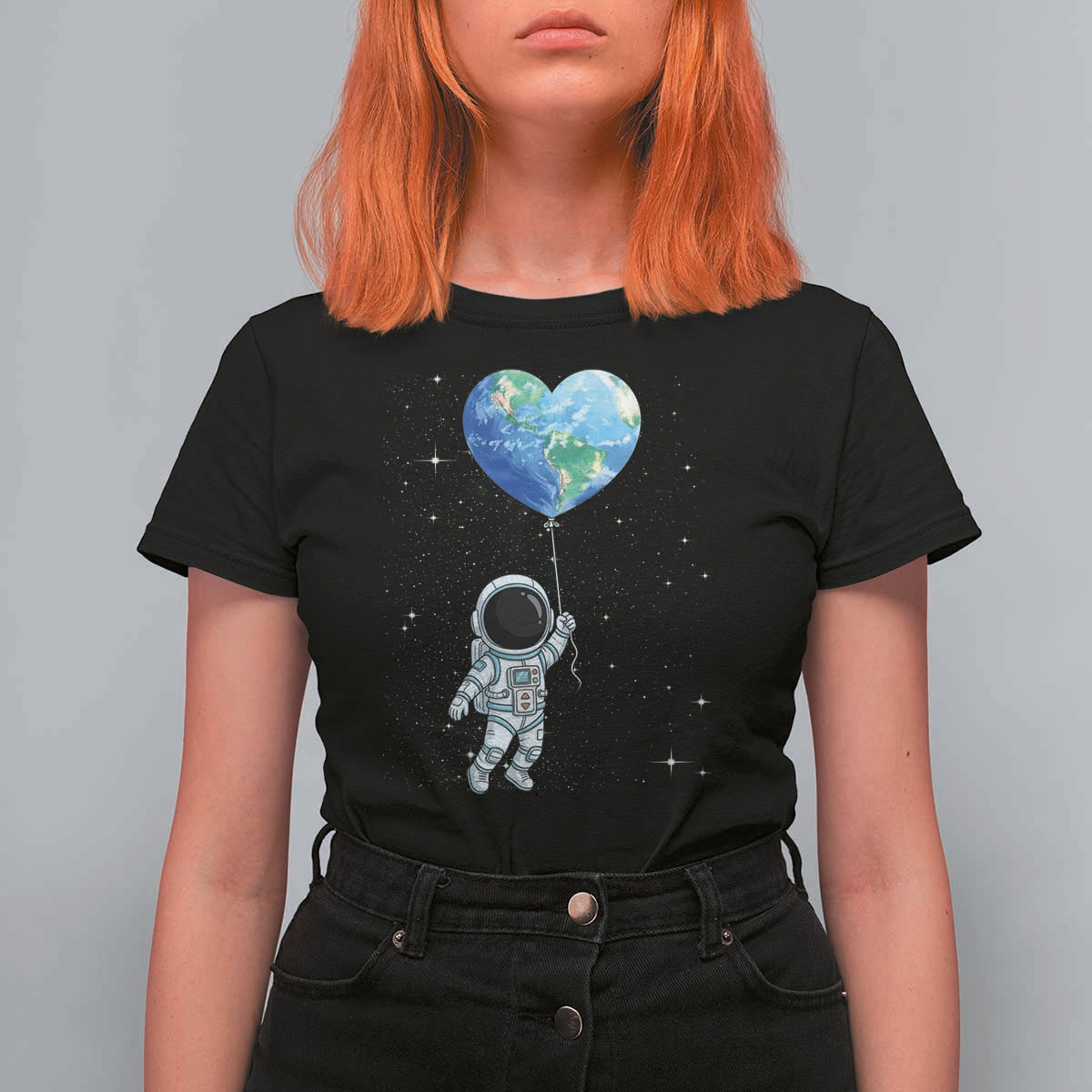 Astronaut Protect The Planet T Shirt For Women Earth Day Gift