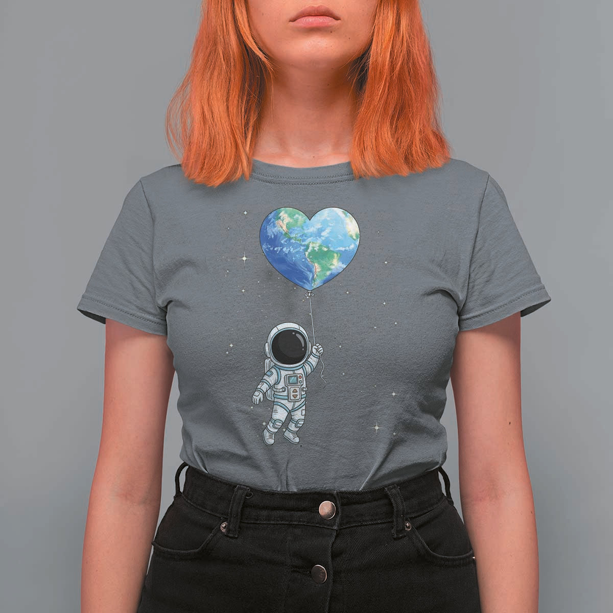 Astronaut Protect The Planet T Shirt For Women Earth Day Gift