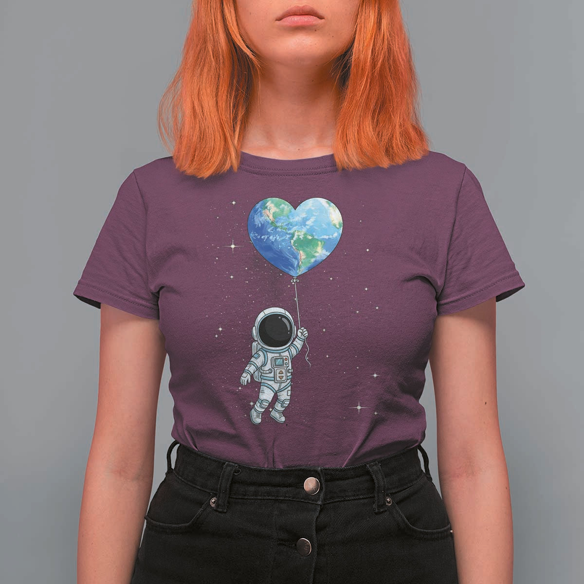 Astronaut Protect The Planet T Shirt For Women Earth Day Gift