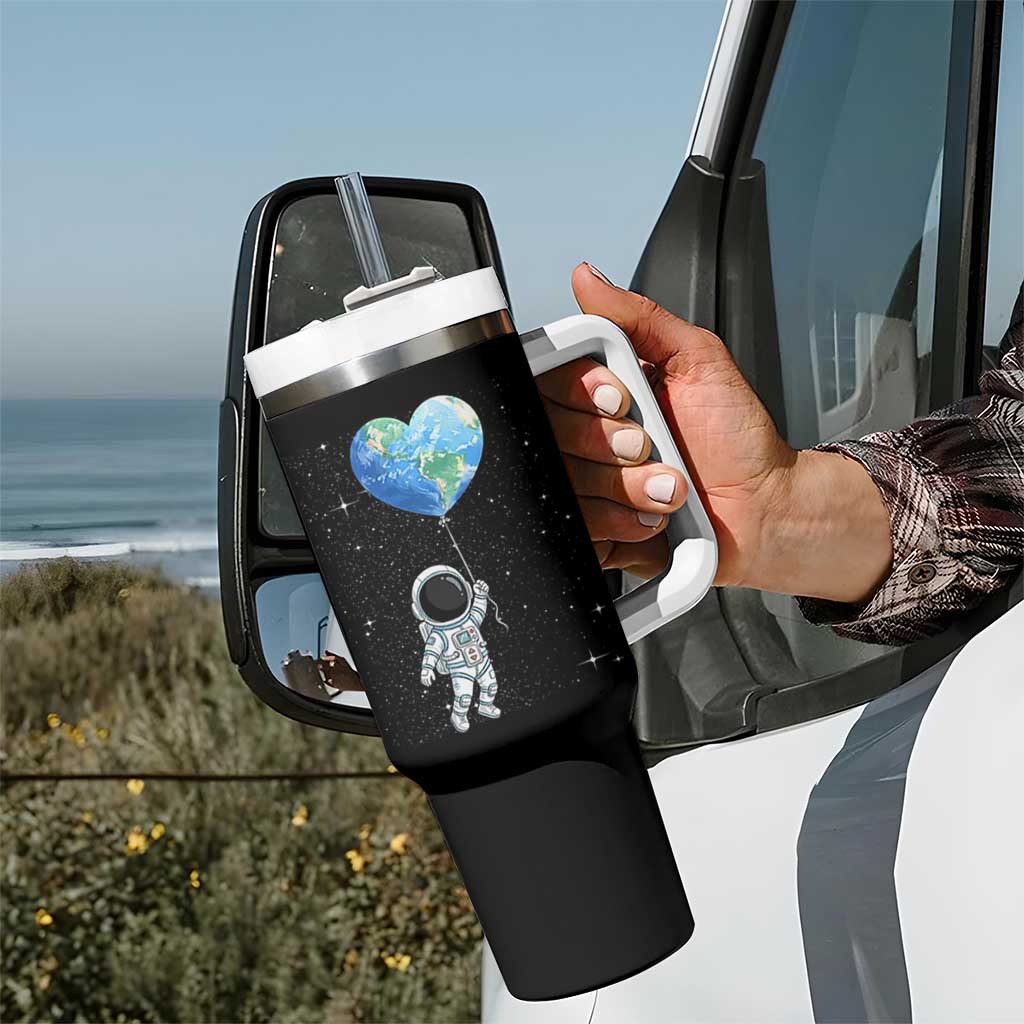 Astronaut Protect The Planet Tumbler With Handle Earth Day Gift