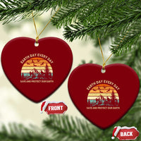 Earth Day Everyday Ceramic Ornament Save And Protect Our Earth