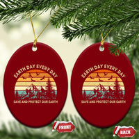 Earth Day Everyday Ceramic Ornament Save And Protect Our Earth