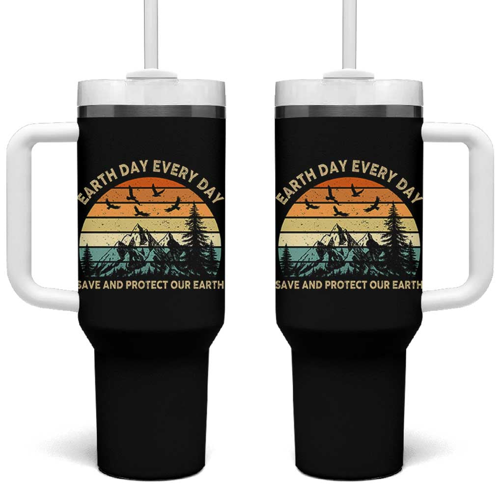 Earth Day Everyday Tumbler With Handle Save And Protect Our Earth