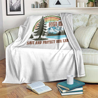 Earth Day Everyday Throw Blanket Save The Planet Nature Lover Gift