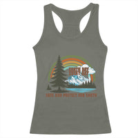 Earth Day Everyday Racerback Tank Top Save The Planet Nature Lover Gift