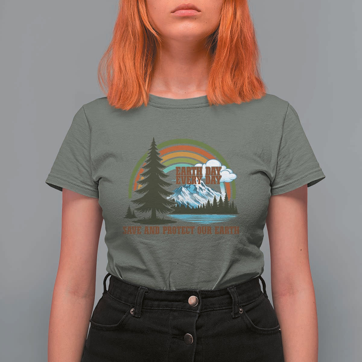 Earth Day Everyday T Shirt For Women Save The Planet Nature Lover Gift