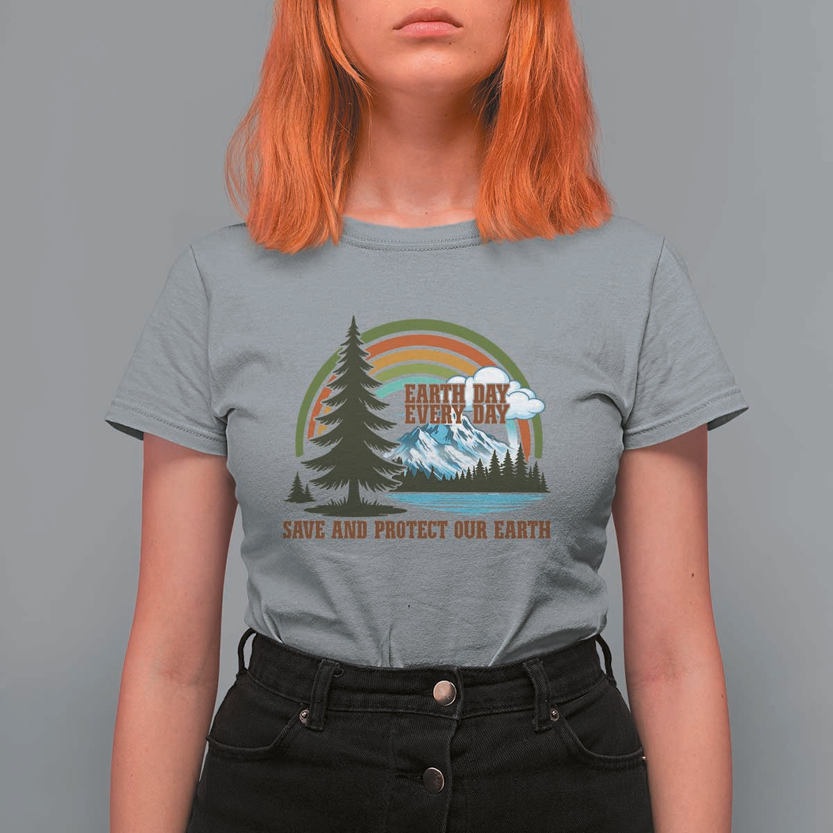 Earth Day Everyday T Shirt For Women Save The Planet Nature Lover Gift
