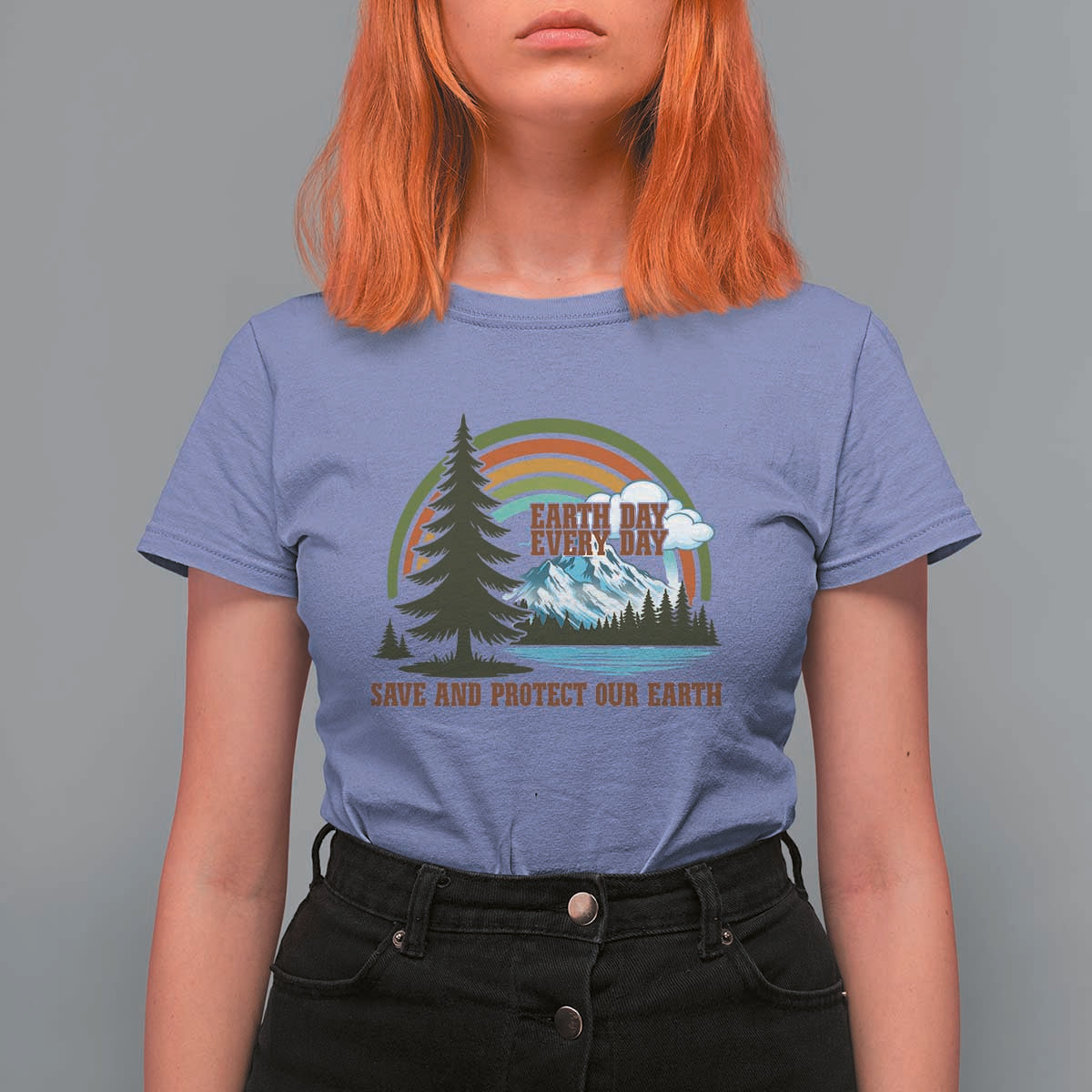 Earth Day Everyday T Shirt For Women Save The Planet Nature Lover Gift