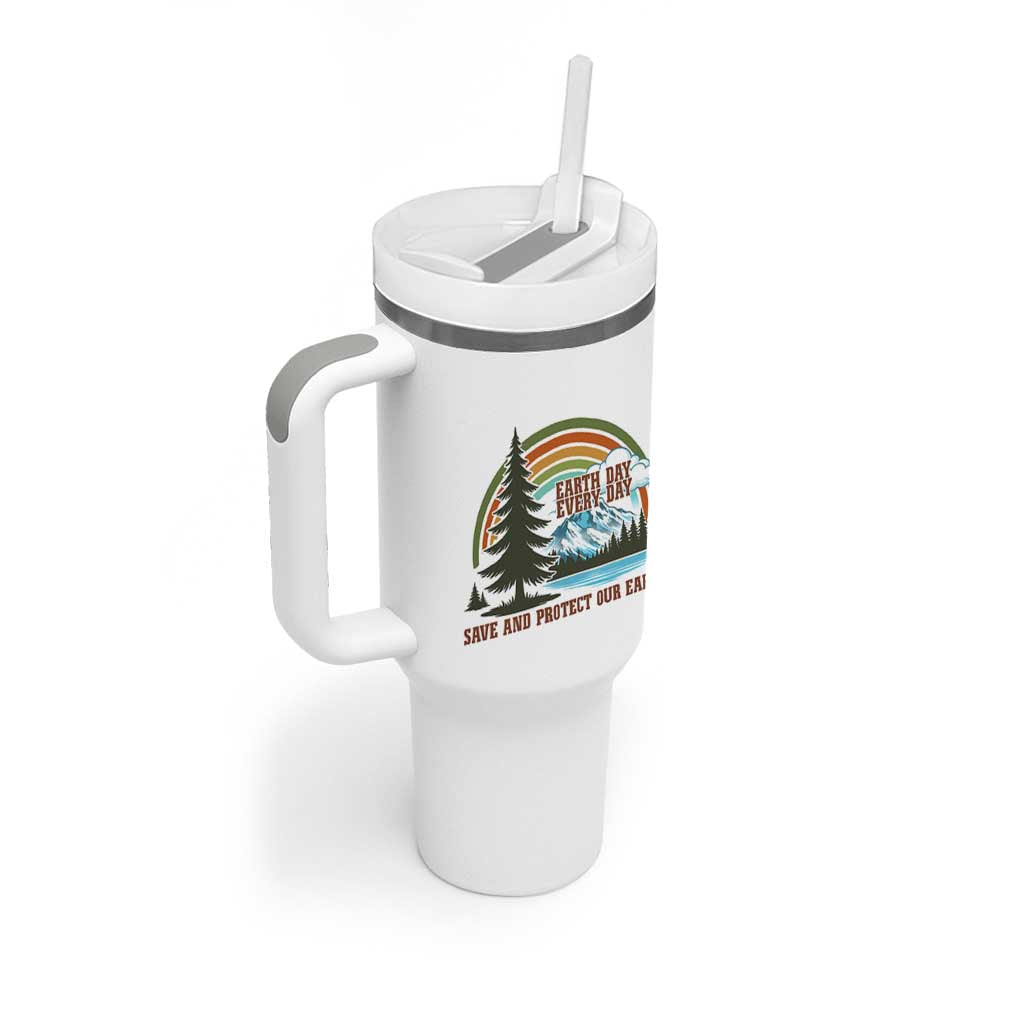 Earth Day Everyday Tumbler With Handle Save The Planet Nature Lover Gift