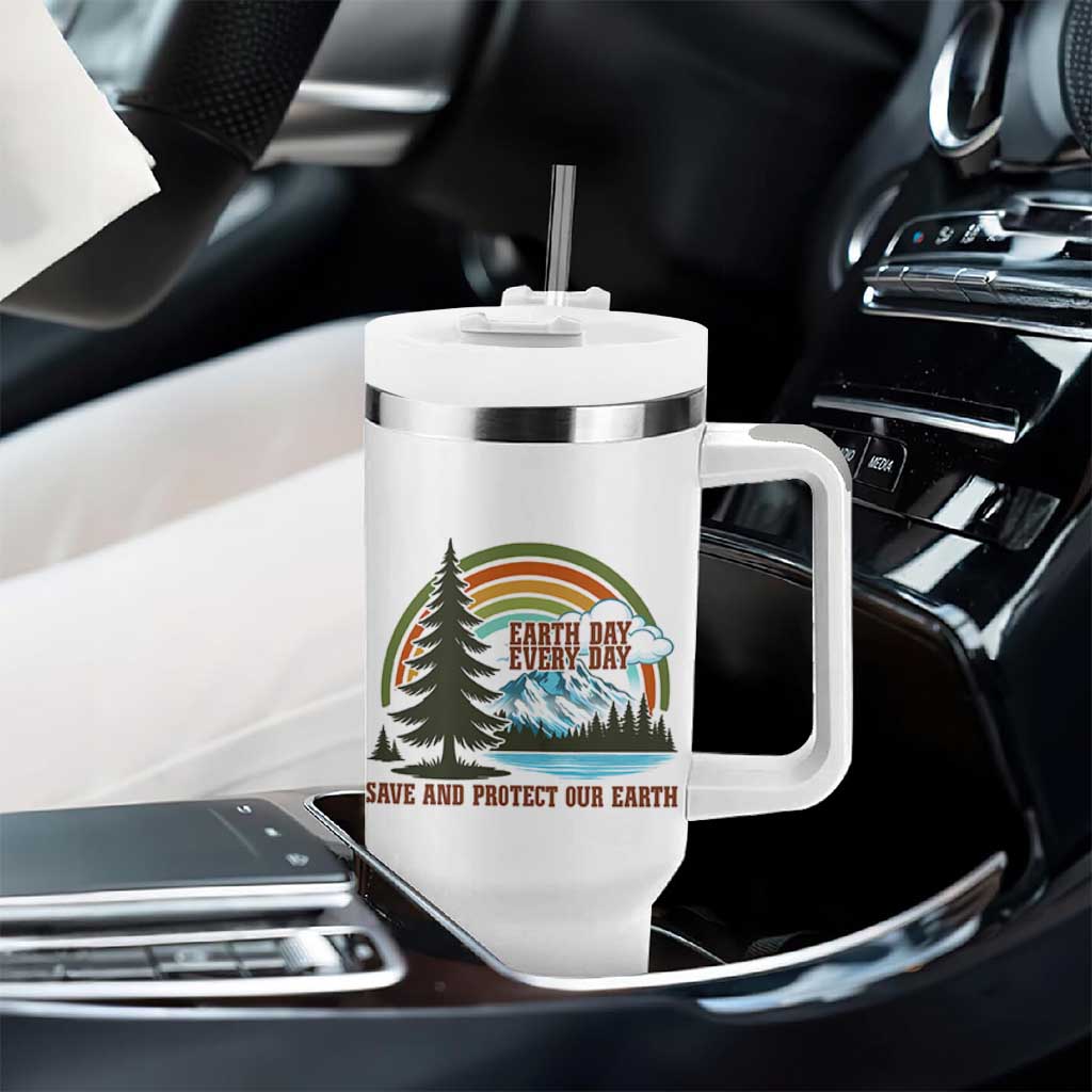 Earth Day Everyday Tumbler With Handle Save The Planet Nature Lover Gift