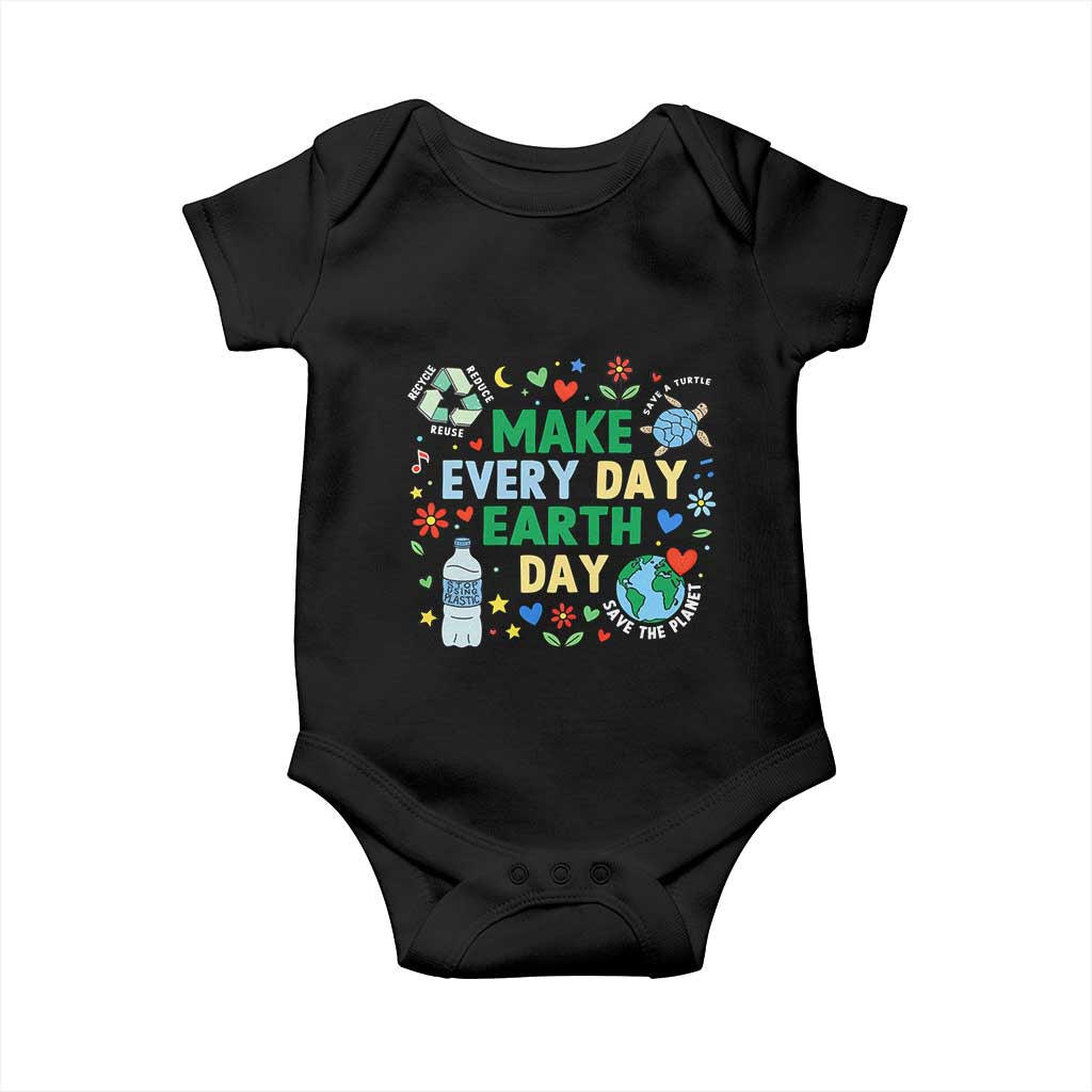 Make Every Day Earth Day Student Gift Baby Onesie Environmental Awareness