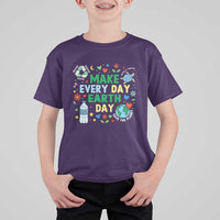 Make Every Day Earth Day Student Gift T Shirt For Kid Environmental Awareness