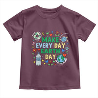 Make Every Day Earth Day Student Gift Toddler T Shirt Environmental Awareness