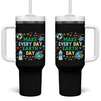 Make Every Day Earth Day Student Gift Tumbler With Handle Environmental Awareness