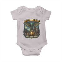 Funny Mothman Cryptid Believer Baby Onesie Never Heard Of Him