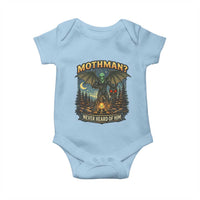 Funny Mothman Cryptid Believer Baby Onesie Never Heard Of Him
