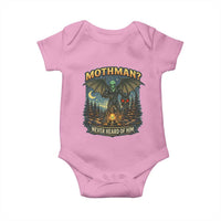 Funny Mothman Cryptid Believer Baby Onesie Never Heard Of Him